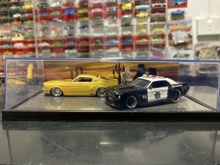Jada 1:64 Snap Shots 1965 Ford Mustang 1967 Shelby Gt - 500 Busted