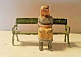 Woman Sitting On Bench 2 Britains Timpo Johillco