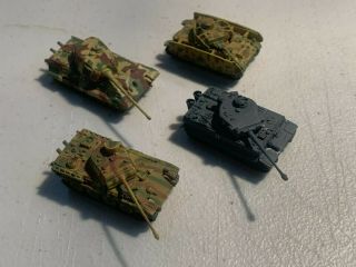 1:144 Scale 21st Century Toys.  Wwii German King Tiger,  Tiger,  Panther,  Panzer.