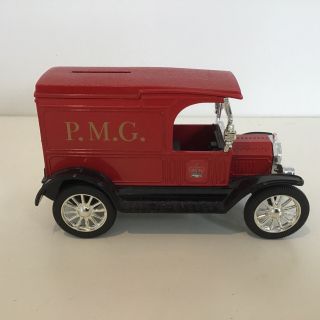 Vintage 1995.  Pmg Delivery Van - Model T Ford - Collectors Model Money Box 404
