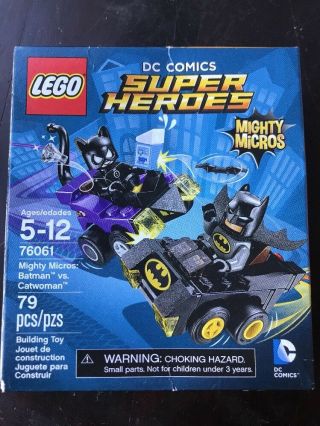 Lego Batman Vs.  Catwoman Mighty Micros Batmobile Jewel Thief Vehicle 76061