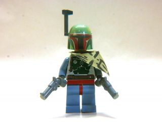 Lego Star Wars Boba Fett Minifigure,  From 8097 Slave I Set,  2010 Figure