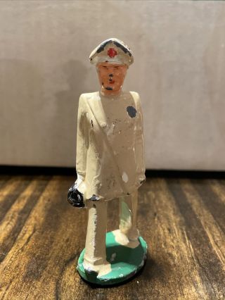 Vintage Manoil Barclay Cast Lead Toy Soldier Navy Doctor White M34 1930 