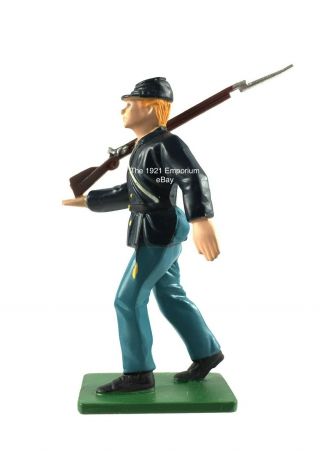 1:32 Metal Blue Box Toys Elite Command Civil War Us Union Army Soldier Figure