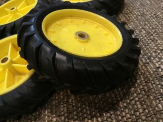 Parts,  Toy Tractor John Deere 8640,  8650,  8630 Wheels 1/16,  Scale Ertl (8) 2