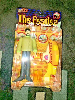 Mcfarlane The Beatles George With Yellow Submarine Toys.