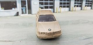 Maisto BMW 750 iL Gold Champagne Color Metal Die - Cast 1:64 Scale Collectible Car 3