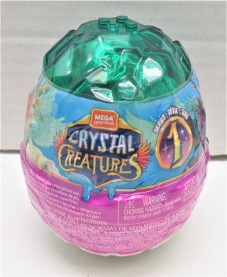 Mega Construx Crystal Creatures Series 1 Action Figure Egg Slime