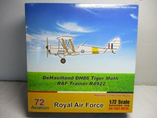 72 Aviation 1/72 De Havilland Dh86 Tiger Moth Raf Trainer Limited (av7221001)