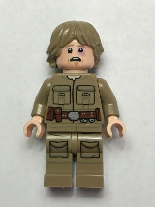 Rare Lego Luke Skywalker (cloud City,  Dark Tan Shirt) Star Wars Minifig Sw0971