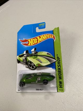 Hot Wheels 2014 Treasure Hunt Twin Mill With Rubber Tires
