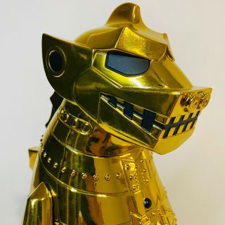 Kidrobot X Godzilla 8 " Exclusive Gold Mechagodzilla Designer Urban Vinyl Art Toy