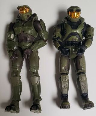 Halo 2 Master Chief Figures Evolution Set Collectors Joyride Sdcc Exclusive