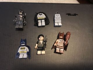 Lego Dc Comics Batman Minifigures Cape Stealth Caveman Pajama Bruce Wayne 6