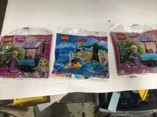 Disney Princess Lego Polybags 0laf 30397 And 30116 Sleeping Beauty