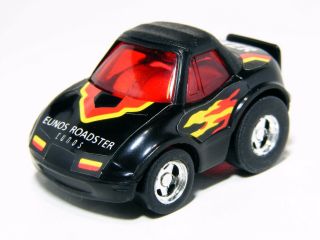 Takara Tomy Choro - Q Mazda Eunos Roadster No.  072 Black Pullback Miniature Car