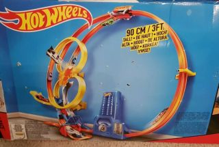 Hot Wheels Hw Race,  Brilliant Loop The Loop Track The Attaches To The Wall