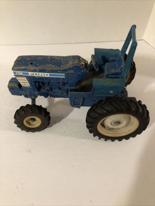 Vintage Ertl Metal Ford 7710 Toy Diecast Tractor