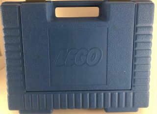 Vintage 1985 Lego Blue Hard Carry Case Storage