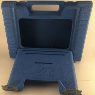 Vintage 1985 Lego Blue Hard Carry Case Storage 2
