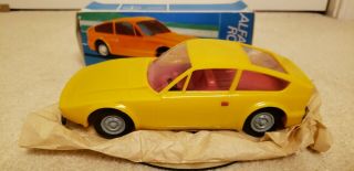Vintage Gdr Ddr Anker Spielzeug Alfa Romeo East Germany Toy Car Friction M 1:20