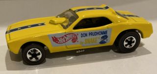 Hot Wheels Vintage Series Redline Yellow Car Snake Don Prudhomme Cond.