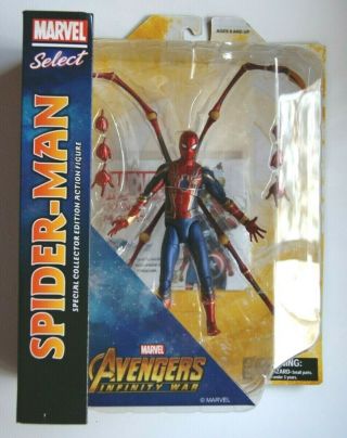 Marvel Select Iron Spider Action Figure (rare And Vhtf)