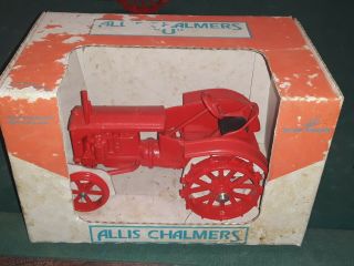 Vtg Ertl Allis Chalmers U 1/16 Scale Toy Tractor Die Cast