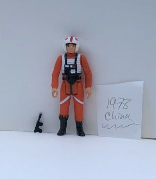 1978 Vintage Star Wars Luke Skywalker X - Wing Pilot Action Figure Complete China