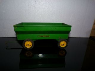 Vintage Eska /ertl John Deere Flair Grain Wagon W/running Gear Farm Toy