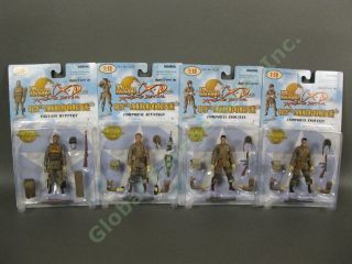 4 Ultimate Soldier Xd 1/18 Wwii Us Army 82nd Airborne Paratrooper Figure Set Nr