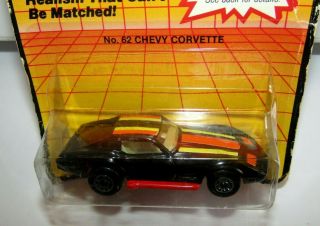 Matchbox Superfast No 62 Chevrolet Corvette Bright Yellow & Orange Stripe MIB 2