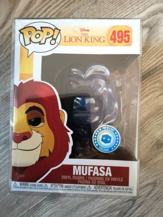 Funko Pop Disney: Lion King - Spirit Mufasa 495 Pop In A Box Exclusive Rare