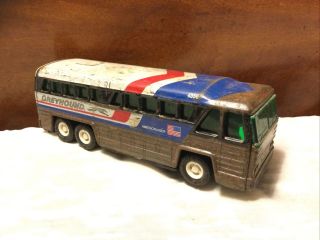 Vintage 7 - 1/2” Tin Buddy L Americruiser Greyhound Bus