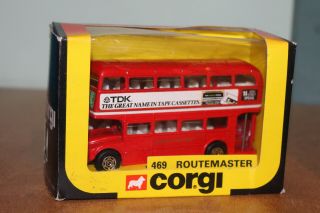 Corgi Classics 1:64 Routemaster Bus - London Transport - Tdk Ads