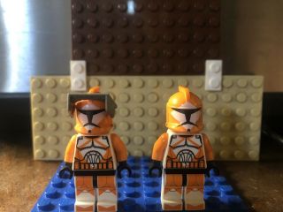 Lego Star Wars Bomb Squad Clone Trooper Minifigure With Blaster Gun