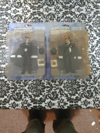 Sd Toys The Blues Brothers Connection 7 " Jake & Elwood Action Figures (pair)