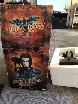 The Crow Resin Bust DYNAMIC FORCES Limited Edition 1967 Of 1994 Vintage RARE 2