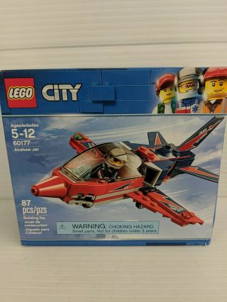 Lego City Airshow Jet Building Kit 60177 (87 Piece) - Factory