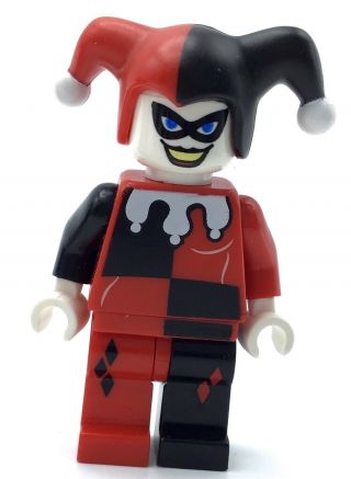Lego Harley Quinn Minifigure Hero From The Batcycle Authentic Figure