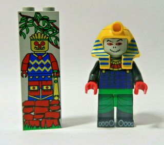 Pharaoh Hotep W/ Printed Brick 2996 3021 1183 5958 5988 5978 Lego Minifigure