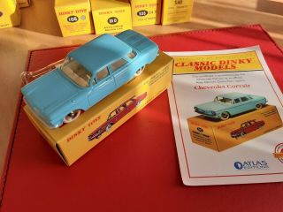 Atlas Dinky 552 - Chevrolet " Corvair " With Certificate