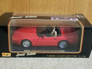 Maisto Diecast 1:18 - 1996 Chevrolet Chevy Corvette - Special Edition - Red