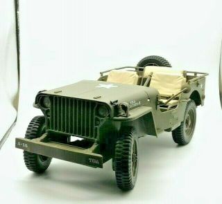 2002 Hasbro Gi Joe 1941 World War Ii Jeep Willys 21” 1:6 Scale