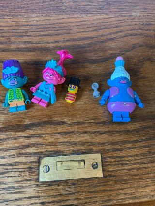 Lego Trolls Figures Biggie & Mr Dinkles,  Poppy And Branch With