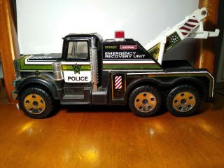 Vintage Buddy L Metal Emergency Rescue Force Police Department Truck 1989 Buddyl