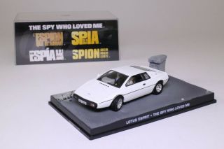 James Bond 16; Lotus Esprit; Road: The Spy Who Loved Me; Boxed