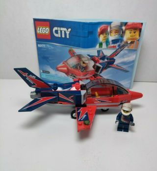 LEGO City 60177 Airshow Jet Toy - Complete W/ Instructions - NO BOX - VGC 3