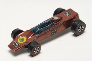 C36 Vintage Mattel Hot Wheels Redline 1969 Copper Lotus Turbine