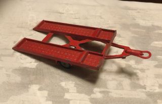Vintage Corgi Toys 4” Diecast Racing Car Trailer 3